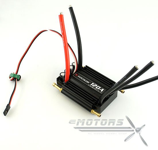 Flycolor 120A  Boat ESC BEC 5.5V/5A (s reverzem)