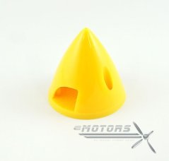 70mm kužel pro pevnou vrtuli plast - Žlutý