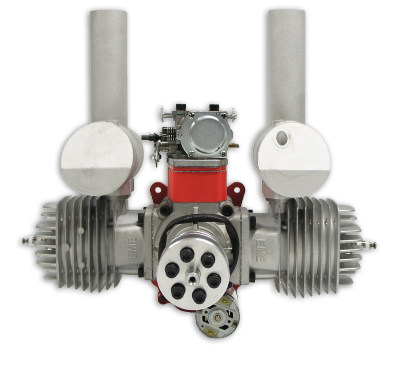EME125AS Benzínový dvouválcový modelářský motor- startér