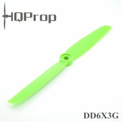 HQProp 6x3 dvoulistá vrtule CCW - Zelená SPS
