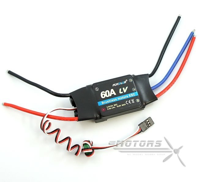Flycolor 60A ESC BEC 5.5V/4A