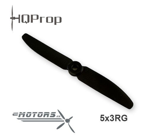 HQProp 5x3 dvoulistá vrtule CW - Černá SPS HQProp 5x3 dvoulistá vrtule CW - Černá SPS