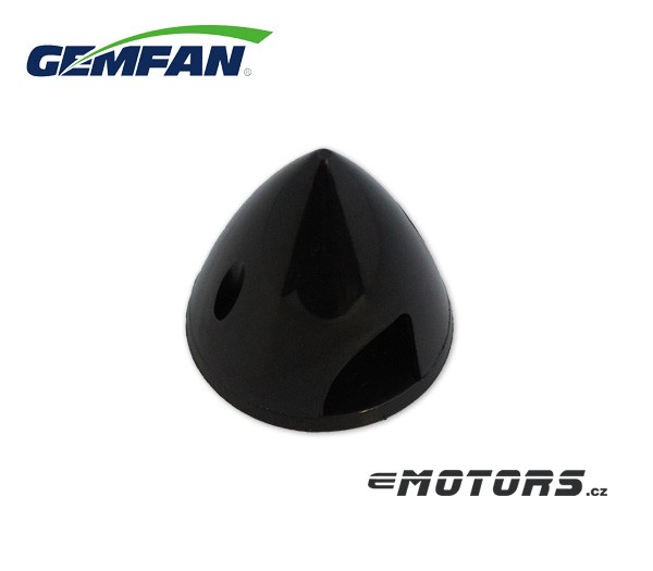 45mm kužel pro pevnou vrtuli plast - Černý
