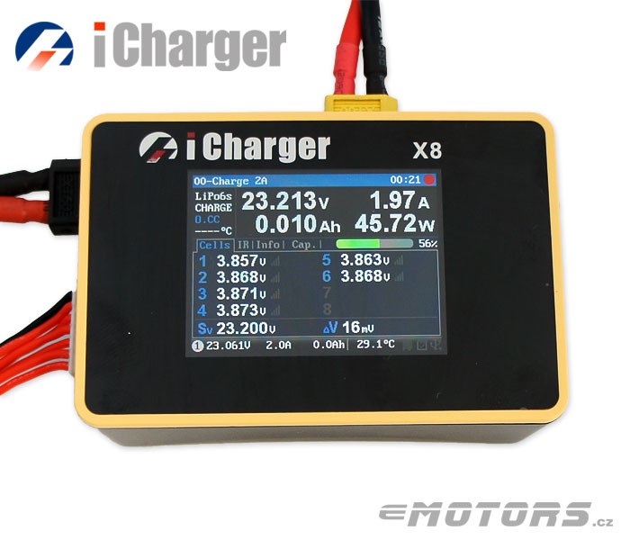 iCharger X8 1100W 8S 30A