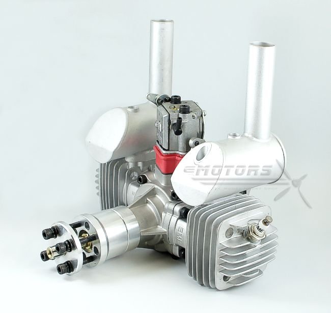 EME70 Benzínový dvouválcový modelářský motor