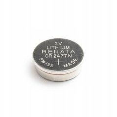Renata CR2477N — 3 V lithiová knoflíková baterie, 950 mAh — Swiss made
