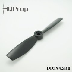 HQProp 5x4.5 3D Reverzní dvoulistá vrtule CW - Černá SPU