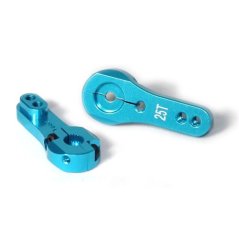 Aluminium servo páka 25T 3.5mm (modrá)