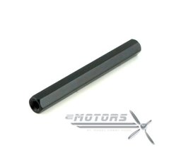 Distanční sloupek 45mm/M3 – černý