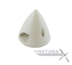 75mm kužel pro pevnou vrtuli plast - Bílý