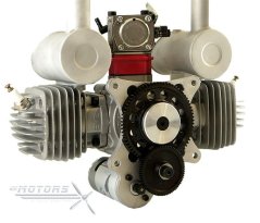 EME70 AS Benzínový dvouválcový motor - startér