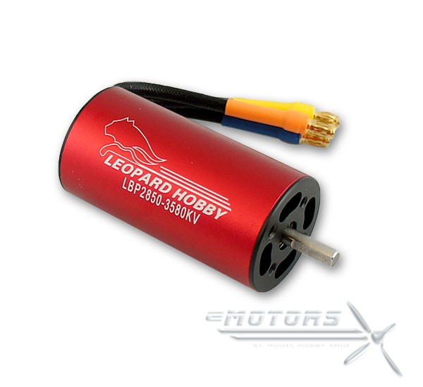 LEOPARD LBP2850/2Y KV3580 4-polový Inrunner Brushless Motor