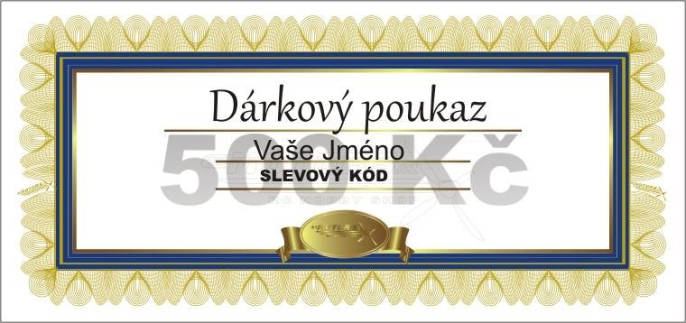 Dárkový poukaz eMotors v hodnotě 500,-Kč