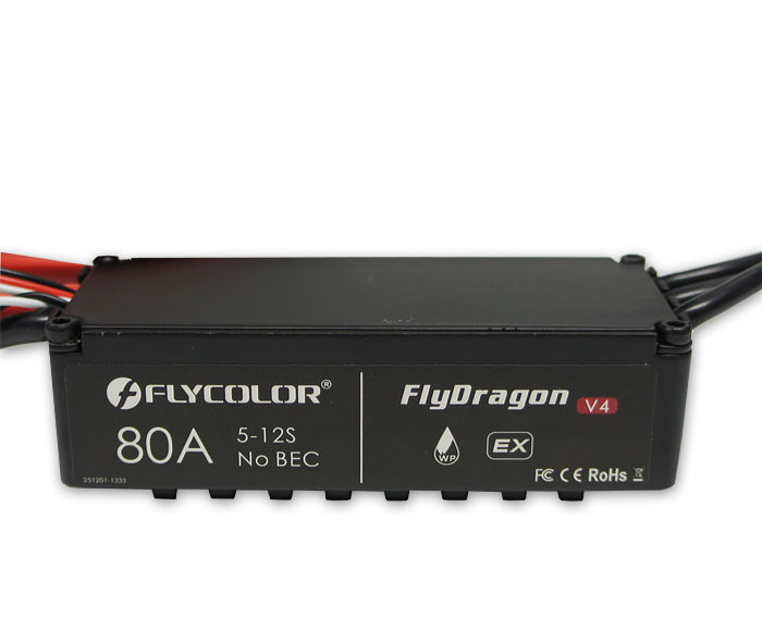 FlyDragon V4- 80A ESC HV 5-12S OPTO