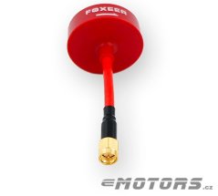 Foxeer 5.8G 3dBi TX/RX RHCP Omni FPV Antenna SMA (červená)
