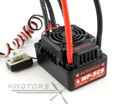 GROUND-WP-SC8 120A voděodolné ESC pro auta
