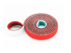 15mm oboustranný suchý zip (červený) - 10cm