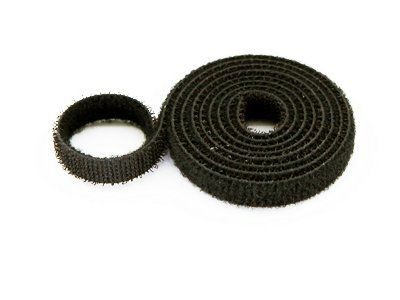 20mm oboustranný suchý zip (černý) - 10cm