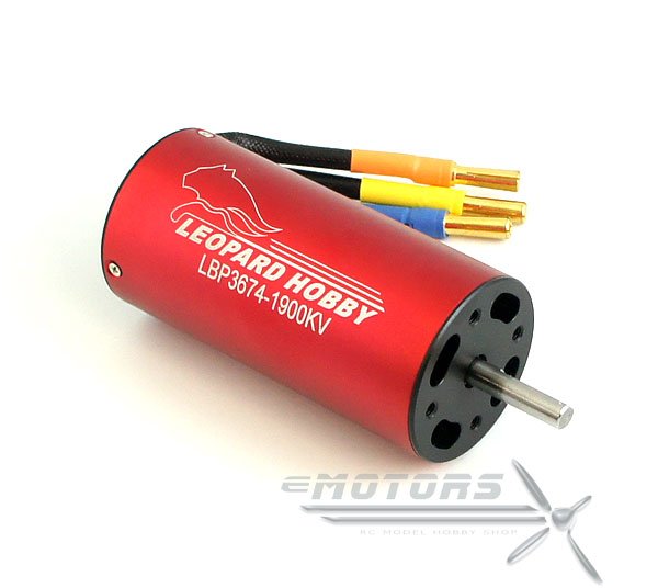 LEOPARD LBP3674-3.5D KV1900 4-polový Inrunner Brushless Motor