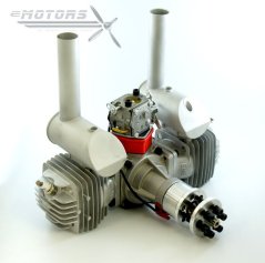 EME120 Benzínový dvouválcový modelářský motor
