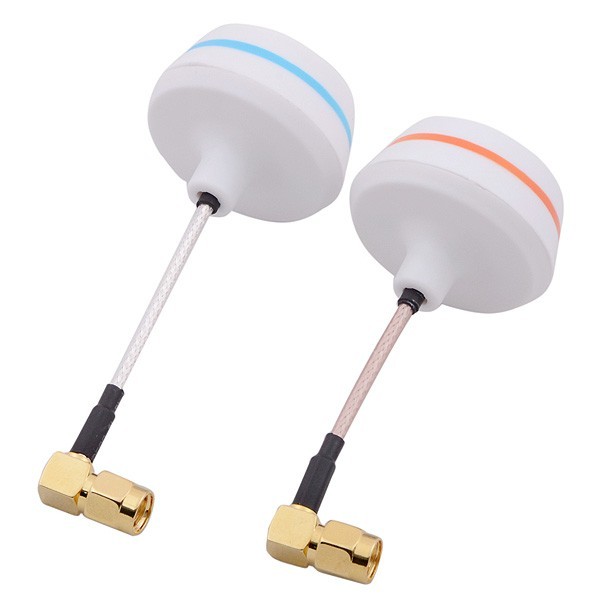 Sada kruhových antén 5.8GHz TX/RX– 90°, konektor RP-SMA plug