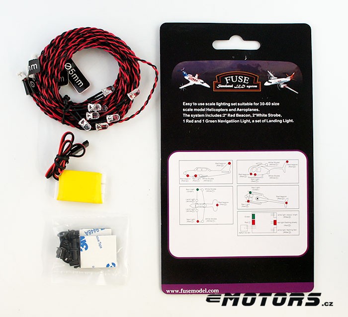 R/C LED Světelný Systém