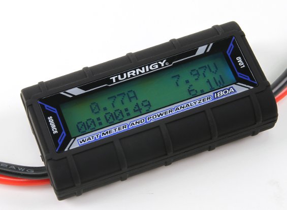 Turnigy 180A Watt meter and Power Analyzer