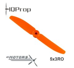 HQProp 5x3 dvoulistá vrtule CW - Oranžová SPS