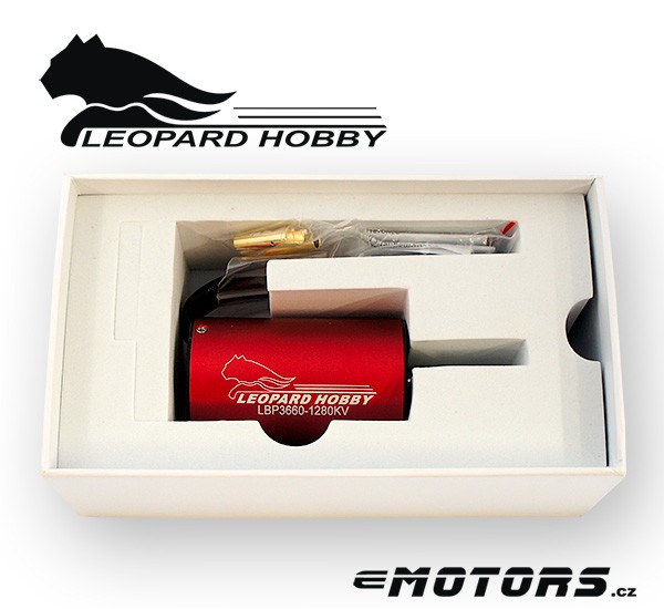 LEOPARD LBP3660/4Y KV1280 4-polový Inrunner Brushless Motor