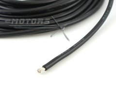Kabel 8AWG BLACK (10cm)