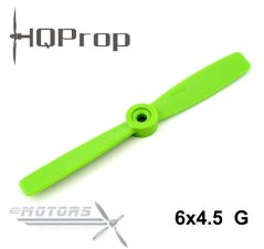 HQProp 6x4.5 Bullnose dvoulistá vrtule CCW – Zelená SPS