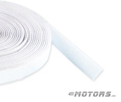 20mm oboustranný suchý zip (bílý) - 10cm