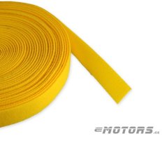 20mm oboustranný suchý zip (žlutý) - 10cm