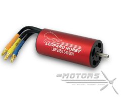 LEOPARD LBP2860/3D KV3400 4-polový Inrunner Brushless Motor