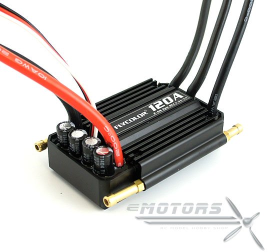Flycolor 120A  Boat ESC BEC 5.5V/5A (s reverzem)