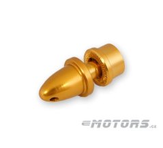 Unašeč s kuželovou maticí 3.17mm - Gold