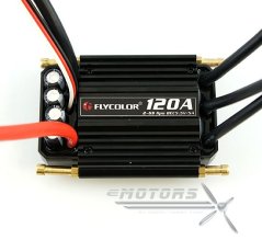 Flycolor 120A Boat ESC BEC 5.5V/5A (s reverzem)