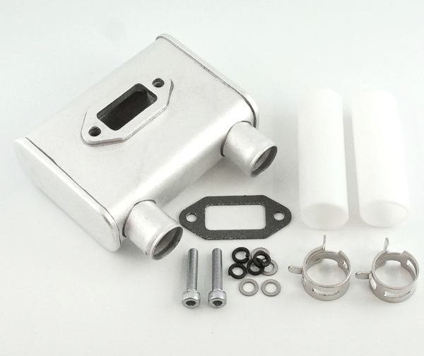 DLE55RA-31 Výfuk/těsnění/2xØ20 svorka/2xØ20 PTFE tuba