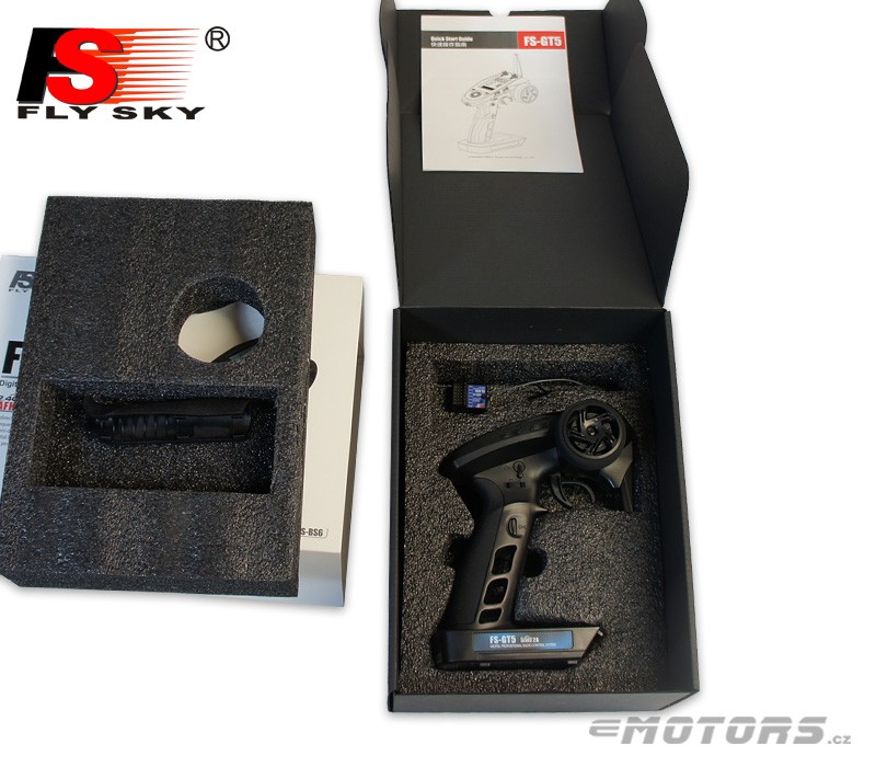Fly Sky FS-GT5 6CH + FS-BS6 přijímač