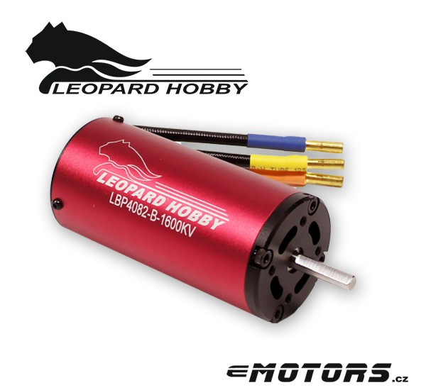 LEOPARD LBP4082-B/2Y KV1600 4-polový Inrunner Brushless Motor