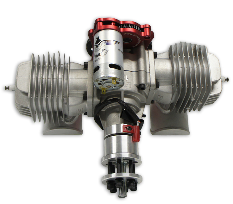 EME125AS Benzínový dvouválcový modelářský motor- startér