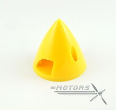 38mm kužel pro pevnou vrtuli plast - Žlutý