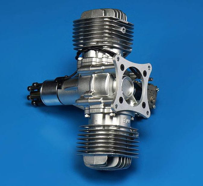 DLE120 Benzínový dvouválcový modelářský motor