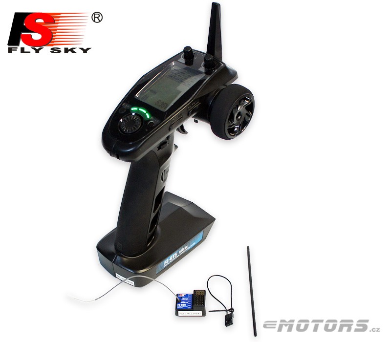 Fly Sky FS-GT5 6CH + FS-BS6 přijímač